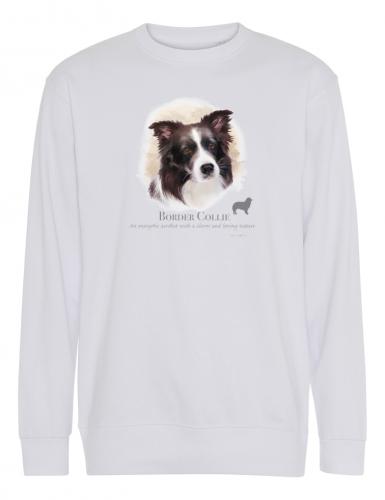 Collegetröja med Border Collie