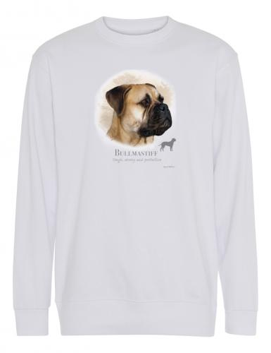 Collegetröja med Bullmastiff