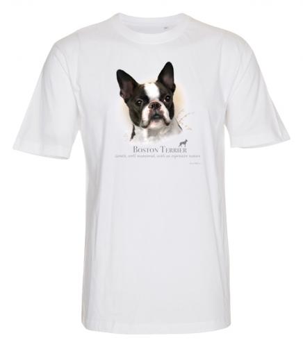 T-shirt med Bostonterrier