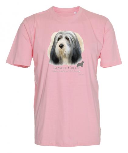 T-shirt med Bearded Collie