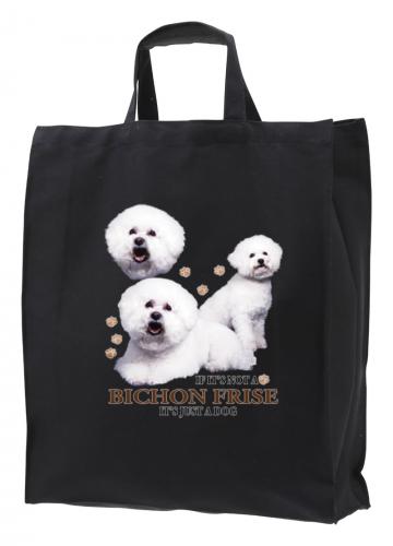 Tygkasse med Bichon Frisé