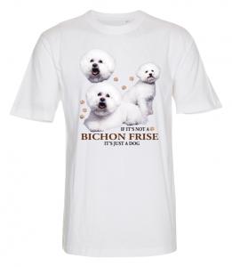 T-shirt med Bichon Frisé