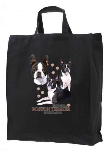 Tygkasse med Bostonterrier
