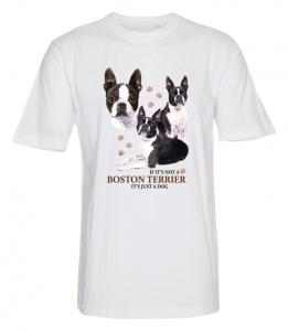 T-shirt med Bostonterrier