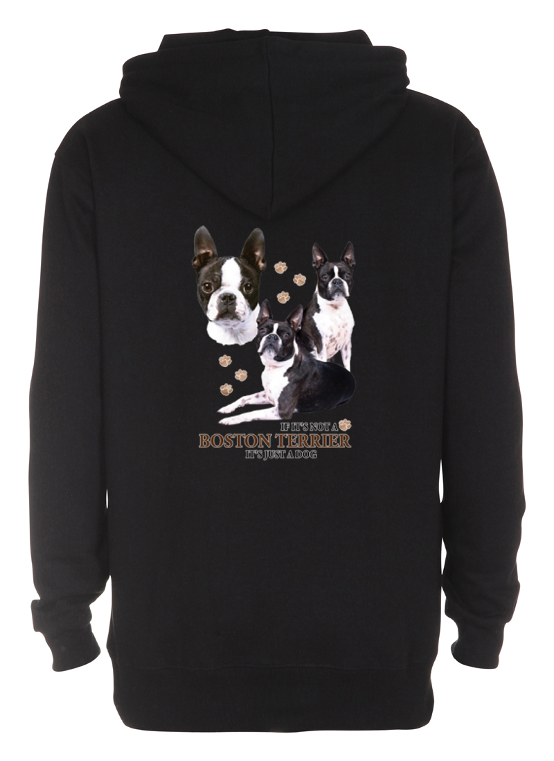 Luvtröja med Bostonterrier
