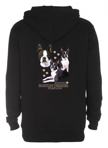 Luvtröja med Bostonterrier