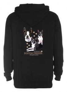 Luvtröja med Bostonterrier