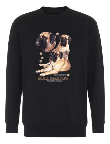 Collegetröja med Bullmastiff