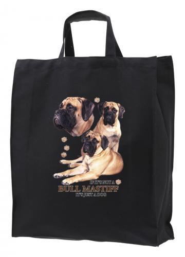 Tygkasse med Bullmastiff