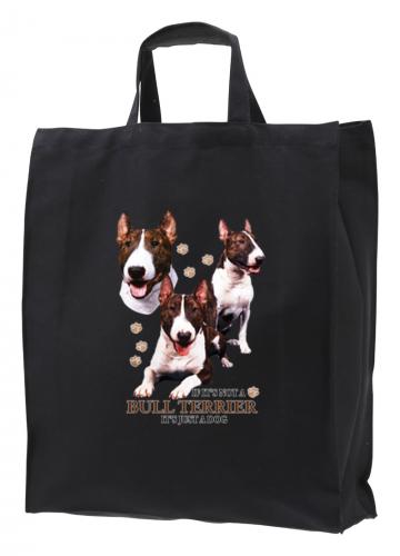 Tygkasse med Bullterrier