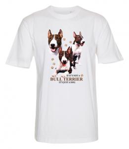 T-shirt med Bullterrier