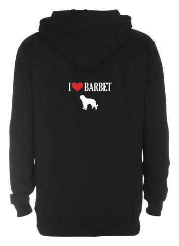 Huvjacka med ett Barbetmotiv