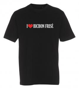 T-shirt "I Love" Bichon Frisé