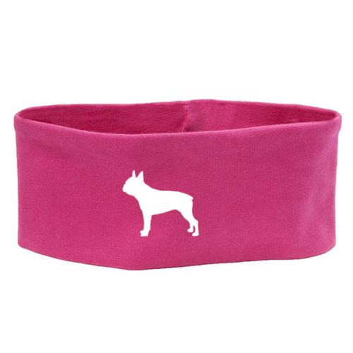 Pannband med Bostonterrier