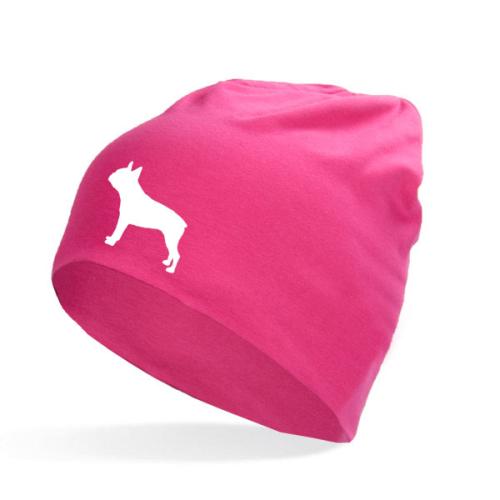 Barnmössa med Bostonterrier