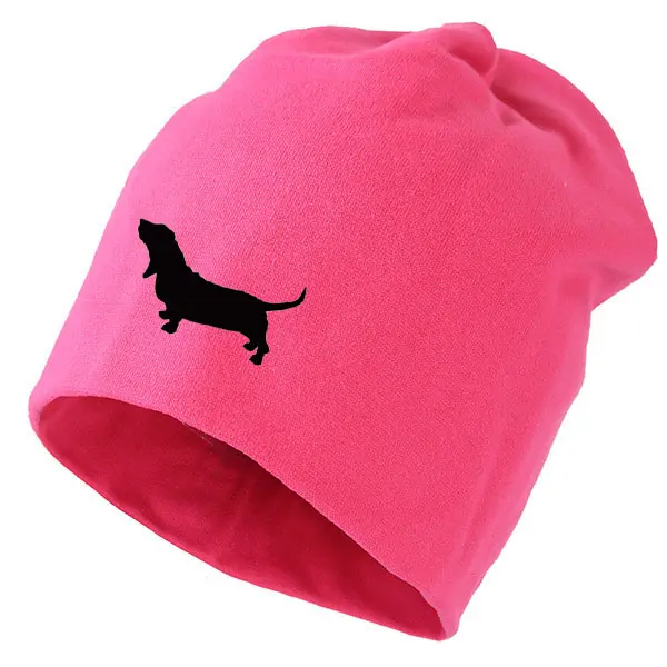 Mössa med Basset Hound