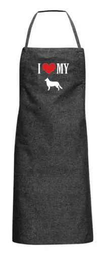 Förkläde med Border Collie