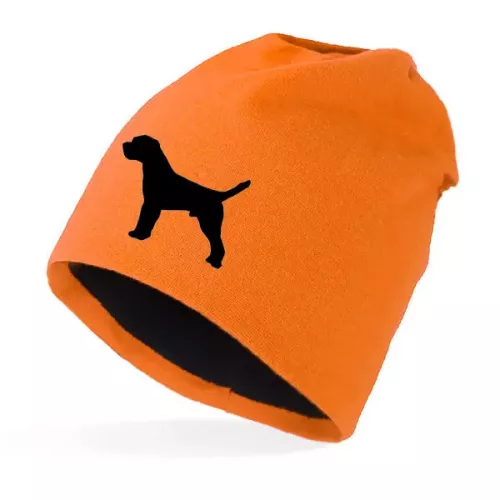 Fleecefodrad Mössa med Borderterrier