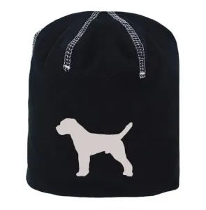 Reflexmössa med Borderterrier