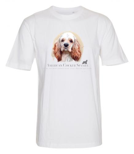 T-shirt med Amerikansk Cocker Spaniel