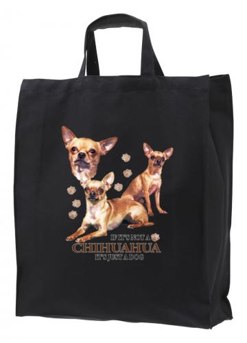 Tygkasse med Chihuahua