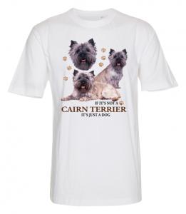 T-shirt med Cairnterrier