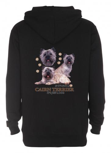 Luvtröja med Cairnterrier