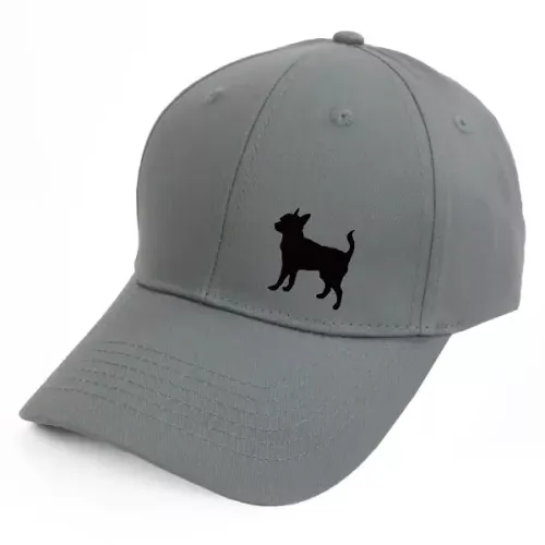 Keps med en Chihuahua