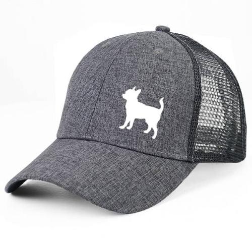 Gråmelerad Keps med Chihuahua