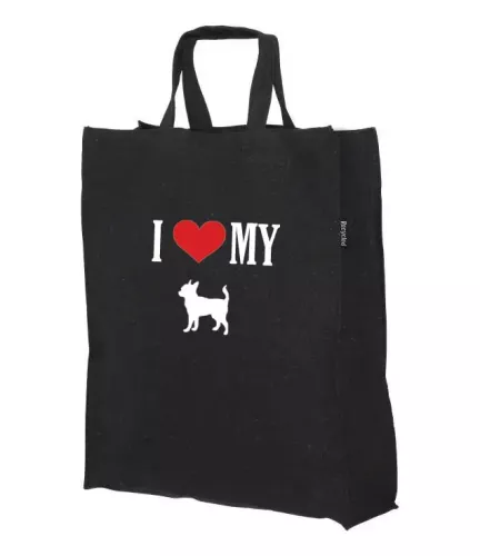 Shoppingkasse med Chihuahua