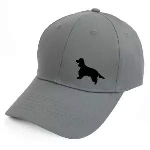 Keps med en Cocker Spaniel