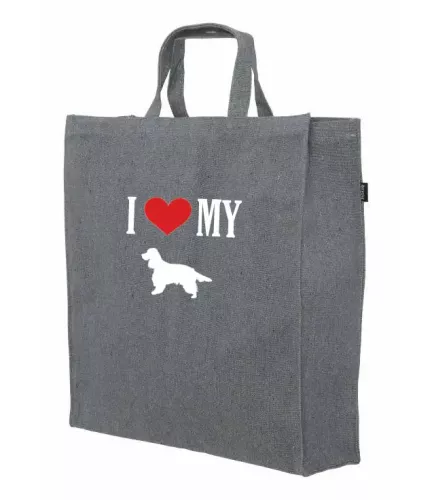 Shoppingkasse med Cocker Spaniel