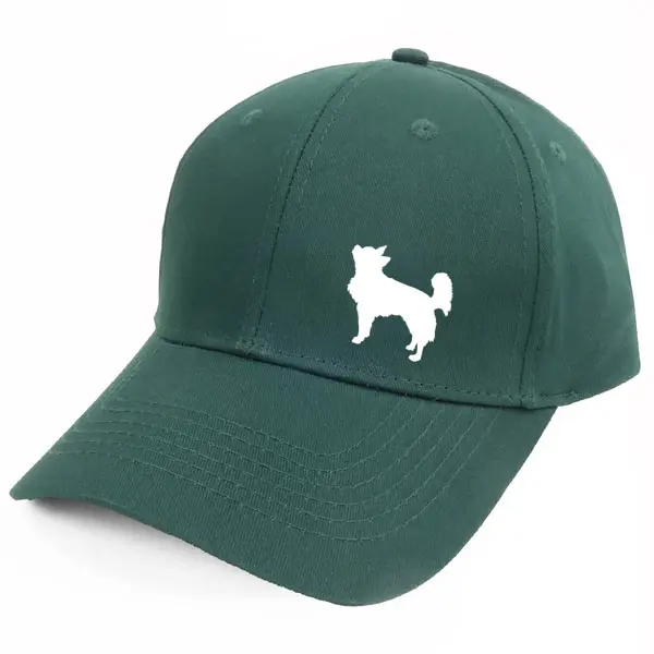 Keps med en Chihuahua Långhårig