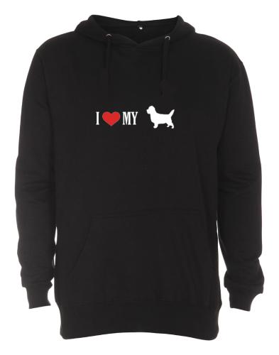 Hoodie med Cairnterrier