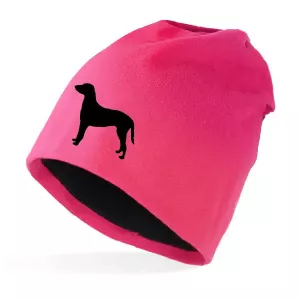 Fleecefodrad Mössa med Curly Coated Retriever