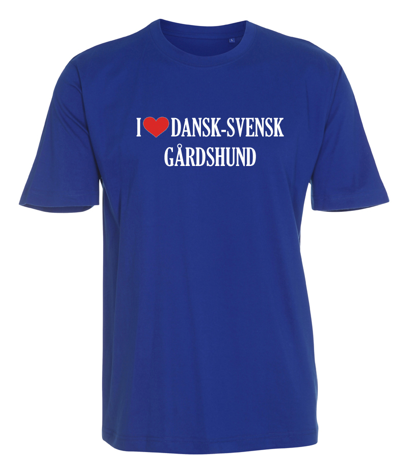 T-shirt "I Love" Dansk-Svensk Gårdshund
