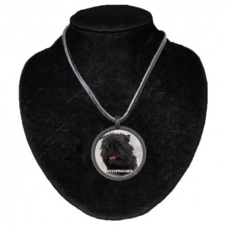 Halsband med Affenpinscher