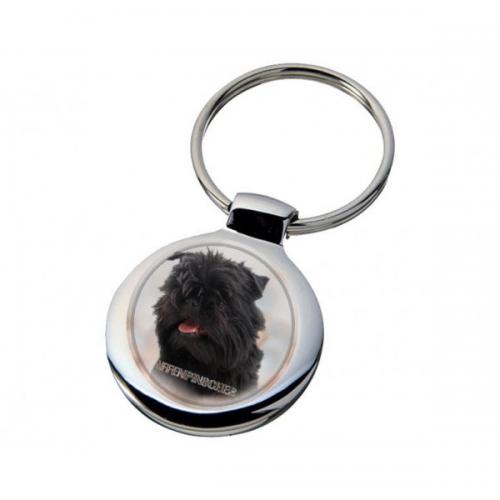 Nyckelring med Affenpinscher