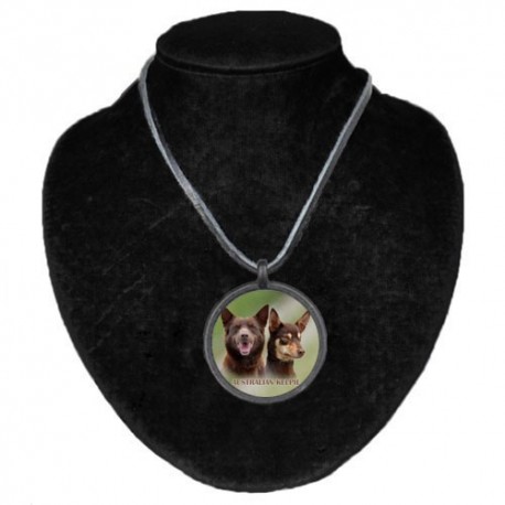 Halsband med Australian Kelpie