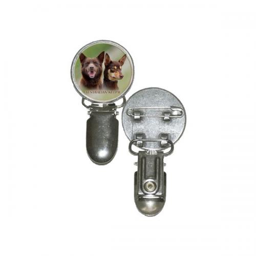 Nummerlappshållare med Australian Kelpie