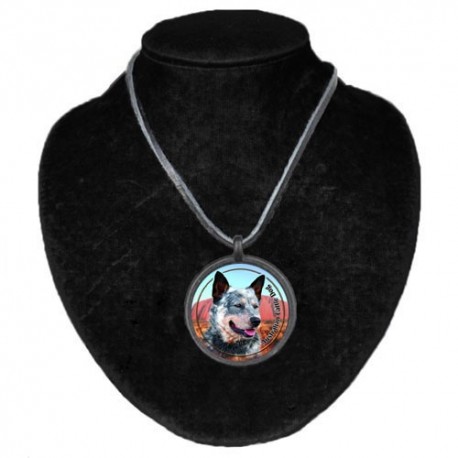 Halsband med Australian Cattle Dog