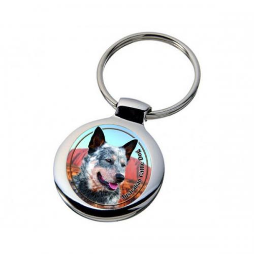 Nyckelring med Australian Cattle Dog