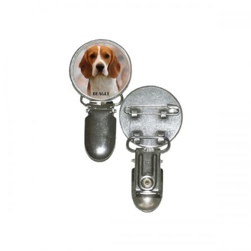 Nummerlappshållare med Beagle