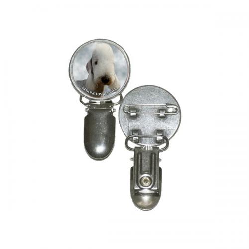 Nummerlappshållare med Bedlingtonterrier