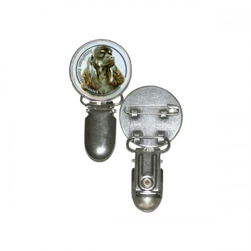 Nummerlappshållare med Amerikansk Cocker Spaniel