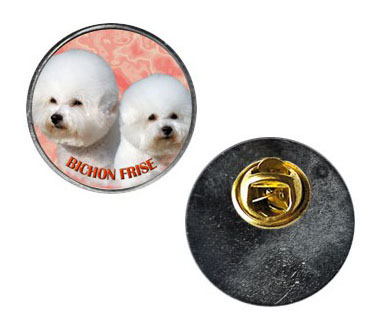 Pin med Bichon Frisé