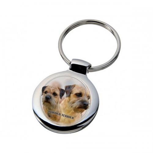 Nyckelring med Borderterrier