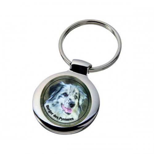 Nyckelring med Berger des Pyrénées à poil long