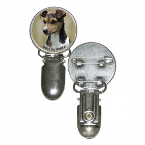 Nummerlappshållare med Terrier Brasileiro