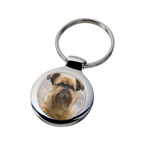 Nyckelring med Griffon Bruxellois